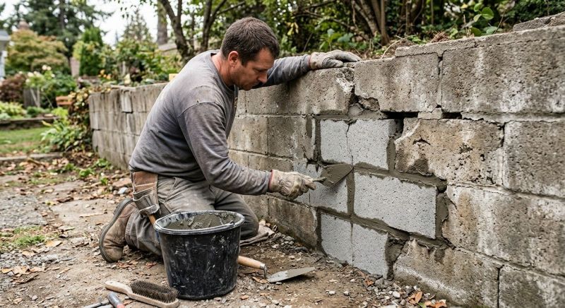 Block Wall Repair in Elizabethtown, KY