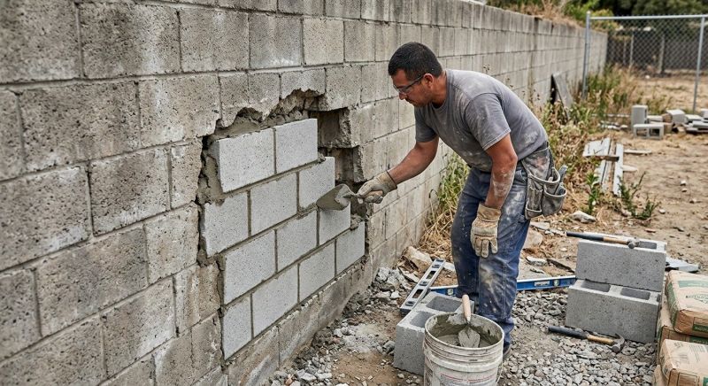 Block Wall Repair in Radcliff, KY