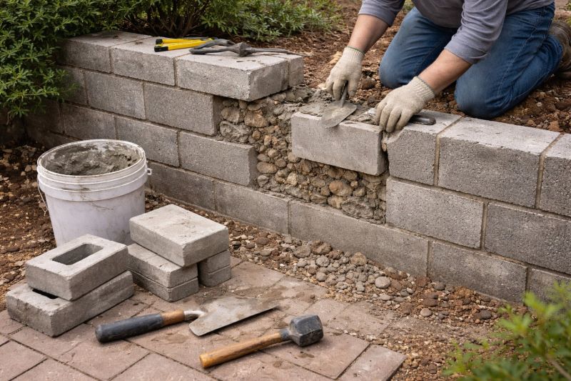 Block Wall Repair in Radcliff, KY