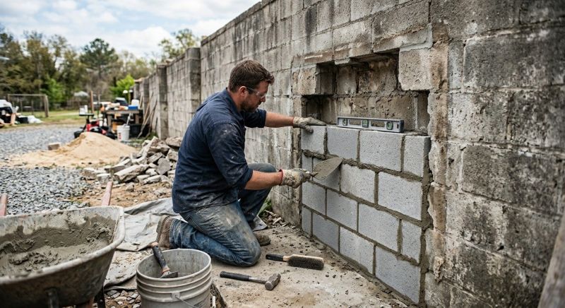 Block Wall Repair in Shepherdsville, KY