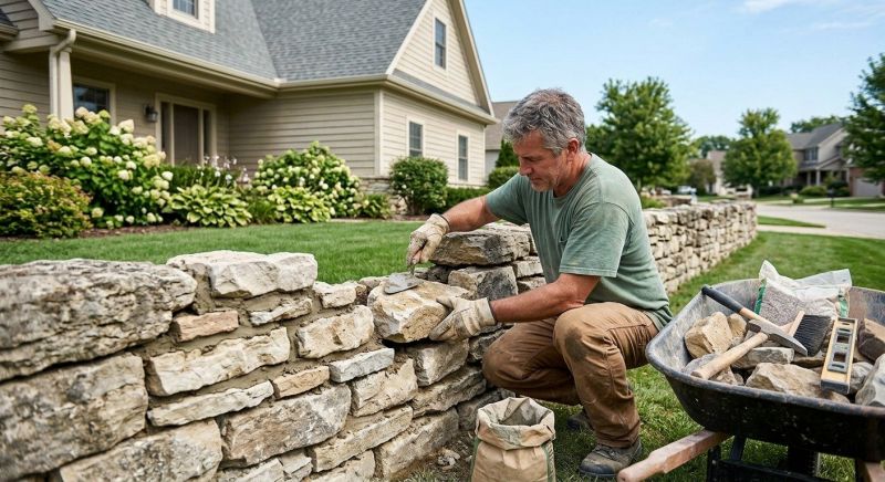 Brick Fence Repair in Elizabethtown, KY