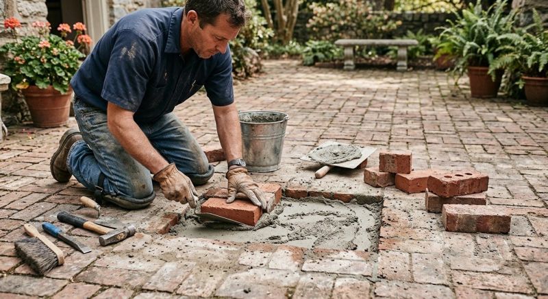 Brick Flatwork Repair in Bardstown, KY