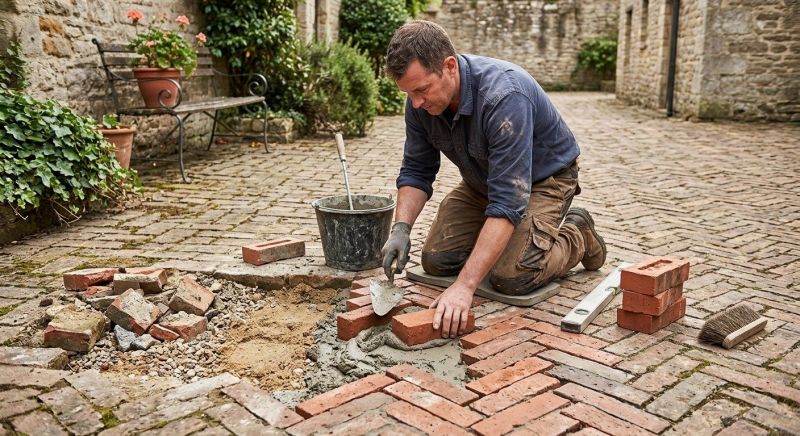 Brick Flatwork Repair in Rineyville, KY