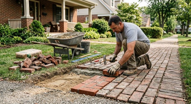 Brick Flatwork Repair in Vine Grove, KY