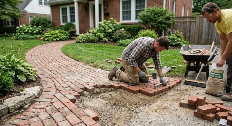 Brick Flatwork Repair in Vine Grove, KY