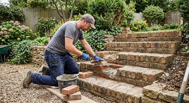 Brick Stairs Repair in Bullitt County, KY