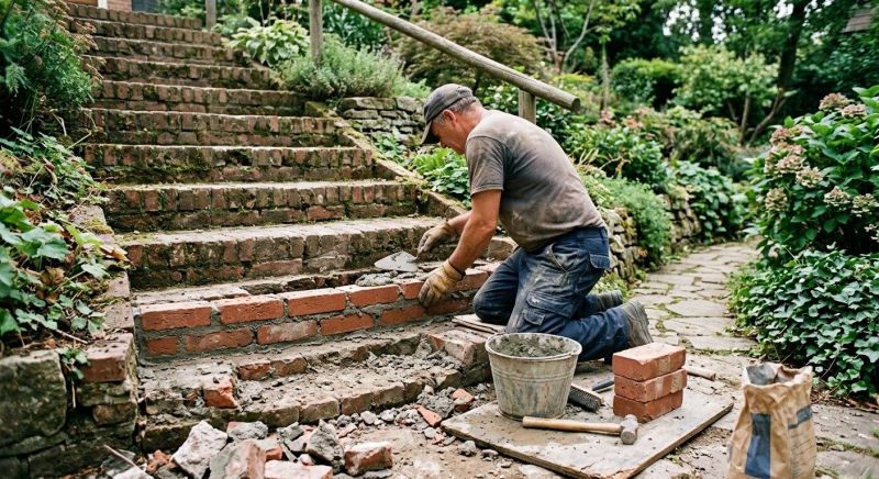 Brick Stairs Repair in Vine Grove, KY