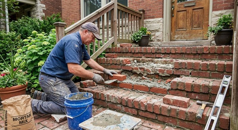 Brick Steps Repair in Elizabethtown, KY