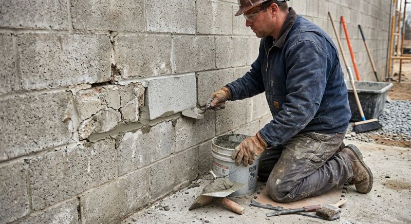 Cement Block Repair in Elizabethtown, KY