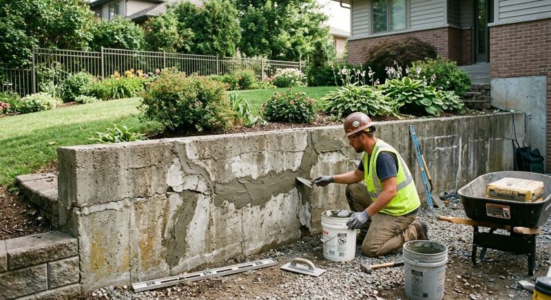 Retaining Wall Repair in Bullitt County, KY