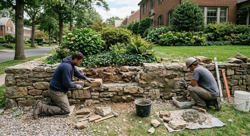 Retaining Wall Repair in Elizabethtown, KY