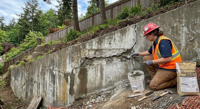 Retaining Wall Repair in Radcliff, KY