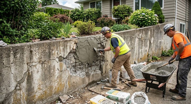 Retaining Wall Repair in Upton, KY