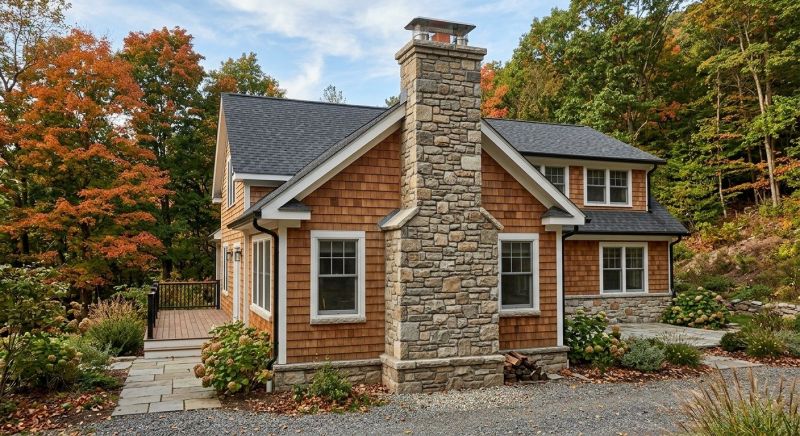 Stone Chimney Installation in Bullitt County, KY
