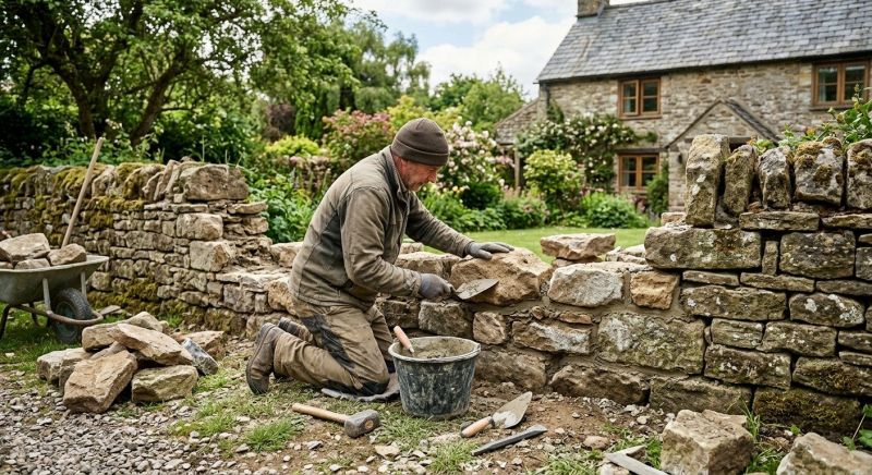 Stone Wall Repair in Elizabethtown, KY