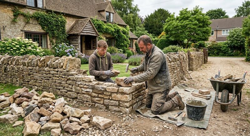 Stone Wall Repair in Vine Grove, KY