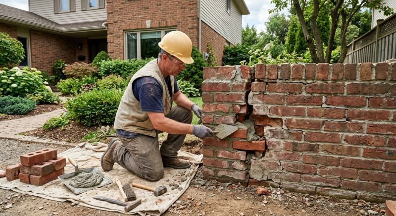 Brick Wall Repair in Meade County, KY